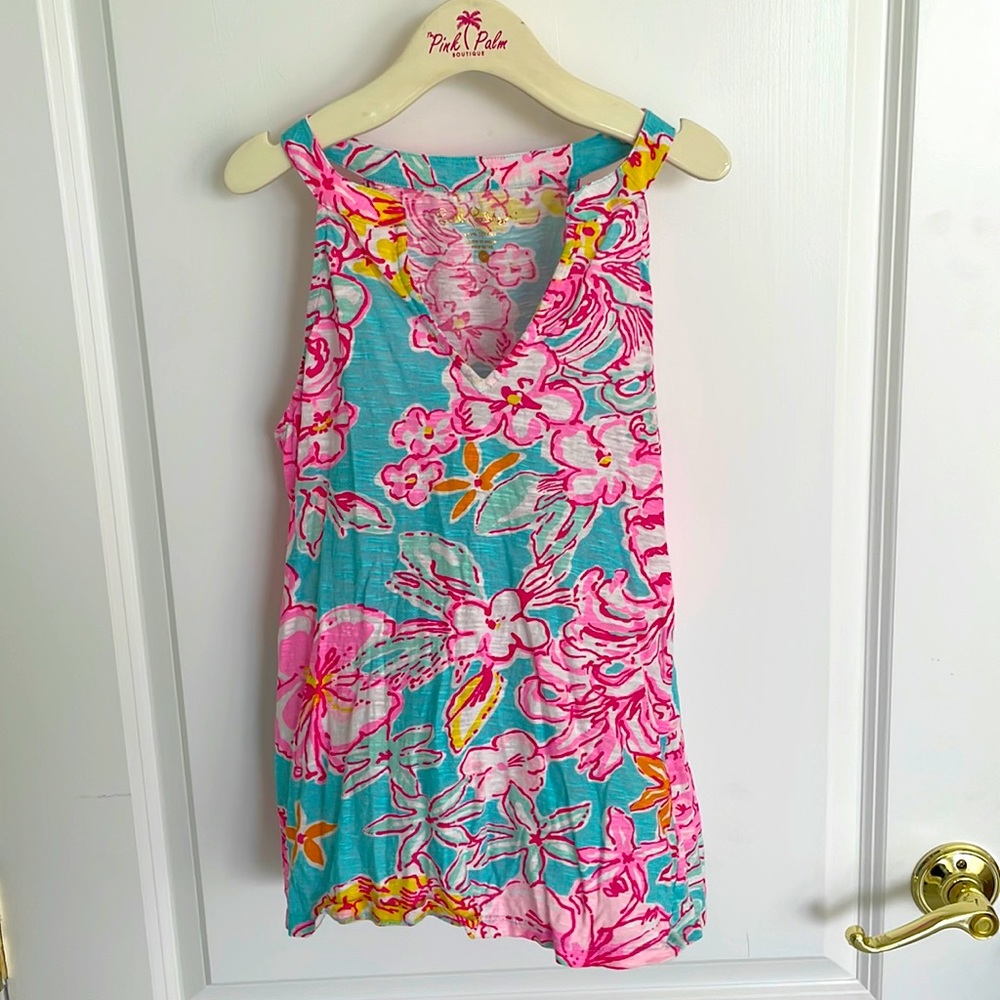 Lilly Pulitzer Women’s Sleeveless Top Tank-top Size XXS Shift